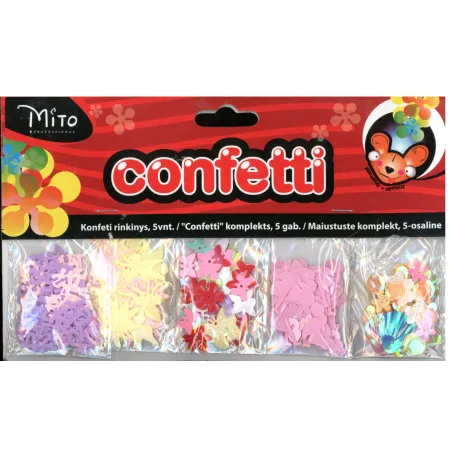 ZESTAW KONFETTI PASTELOWYCH - Mito