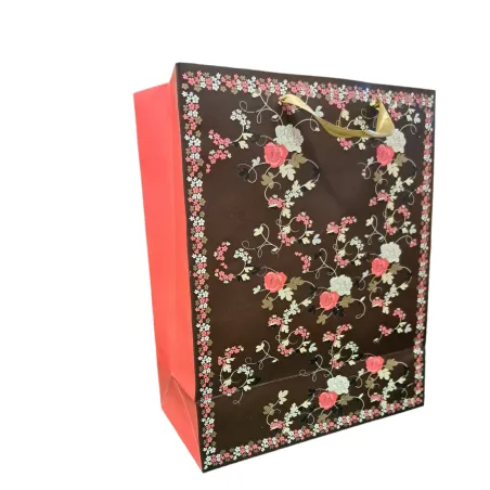 TOREBKA PREZENTOWA KWIATY 26.5 X 32 X 13.5 - Panon