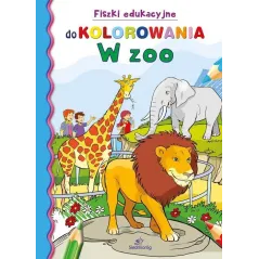 W ZOO. FISZKI EDUKACYJNE DO KOLOROWANIA - Siedmioróg
