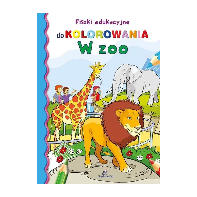 W ZOO. FISZKI EDUKACYJNE DO KOLOROWANIA - Siedmioróg