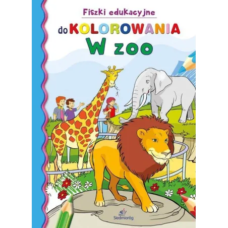 W ZOO. FISZKI EDUKACYJNE DO KOLOROWANIA - Siedmioróg