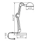 Lampka Biurkowa Kanlux Pixa Kt-40-B Czarna 40W Lampka Biurkowa Kanlux Pixa Kt-40-B Czarna 40W
