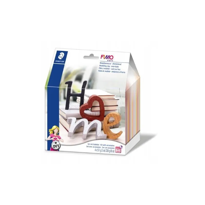 LITERY MODELINA ZESTAW KREATYWNY FIMO - Fimo