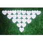 Love Serduszka Dekoracyjne Drewniane 30 Szt. Love Serduszka Dekoracyjne Drewniane 30 Szt.