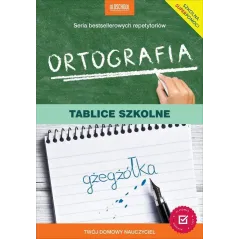 ORTOGRAFIA. TABLICE SZKOLNE - Lingo