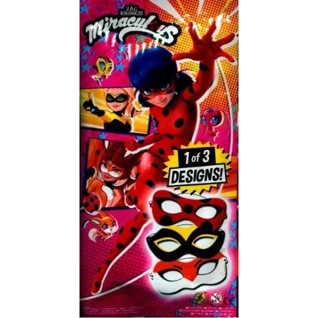 MASKA MIRACULOUS BIEDRONKA I CZARNY KOT 3+ - Zag Toys
