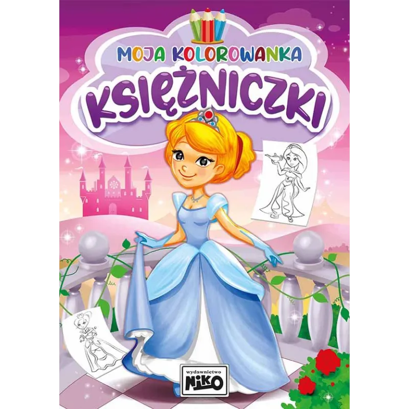 KSIĘŻNICZKI MOJA KOLOROWANKA - NIKO