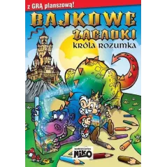BAJKOWE ZAGADKI KRÓLA ROZUMKA Z GRĄ PLANSZOWĄ 6-9 LAT - NIKO