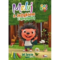 W LESIE. MALUJ Z JEŻYKIEM I SPRĘŻYNKĄ - AWM