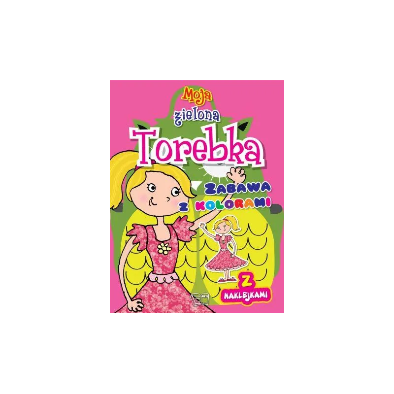 MOJA ZIELONA TOREBKA Z NAKLEJKAMI - Arti
