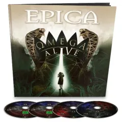 EPICA OMEGA ALIVE EARBOOK + 2CD + BLURAY + DVD - NucLear BLast