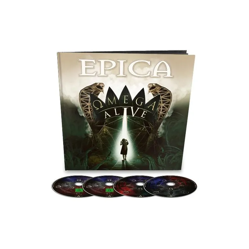 EPICA OMEGA ALIVE EARBOOK + 2CD + BLURAY + DVD - NucLear BLast