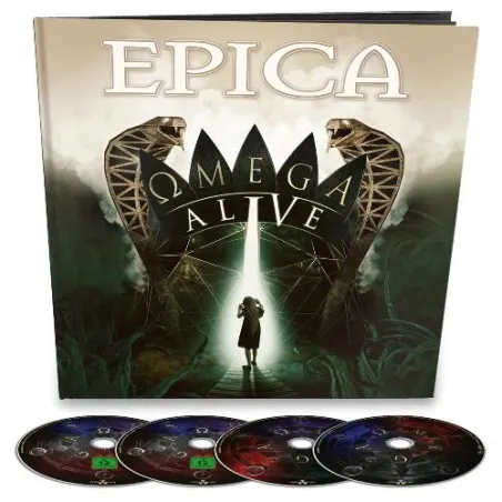 EPICA OMEGA ALIVE EARBOOK + 2CD + BLURAY + DVD - NucLear BLast