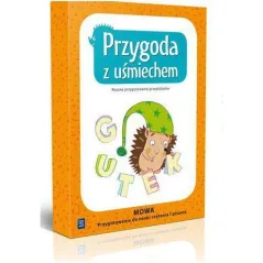 PRZYGODA Z UŚMIECHEM PAKIET 10 KSIĄŻEK AKTYWIZUJĄCYCH DLA PRZEDSZKOLAKA + FILCOWY JEŻ GUTEK 5+ Anna ...