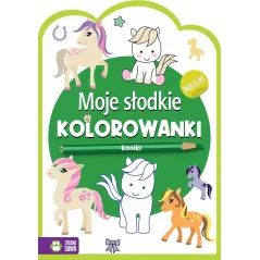 KONIKI MOJE SŁODKIE KOLOROWANKI - Zielona Sowa
