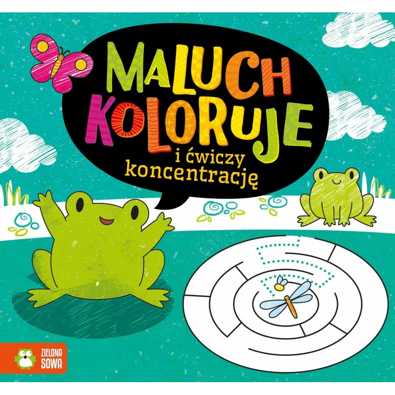 MALUCH KOLORUJE I ĆWICZY KONCENTRACJĘ - Zielona Sowa