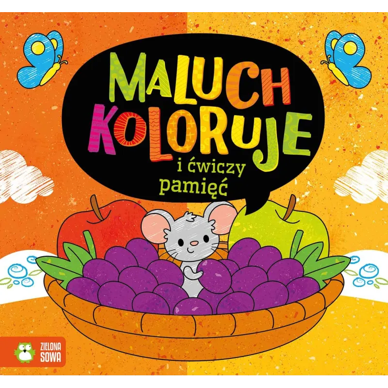MALUCH KOLORUJE I ĆWICZY PAMIĘĆ - Zielona Sowa