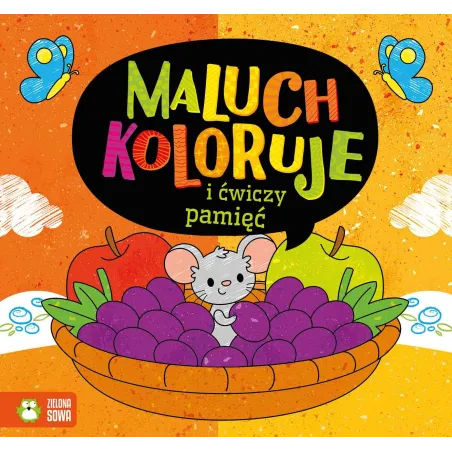 MALUCH KOLORUJE I ĆWICZY PAMIĘĆ - Zielona Sowa