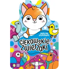 CIEKAWSKIE ZWIERZAKI ZAKRĘCONE KOLOROWANIE - Zielona Sowa