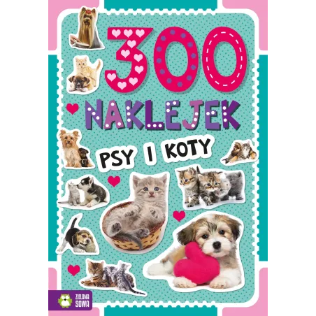 PSY I KOTY 300 NAKLEJEK - Zielona Sowa