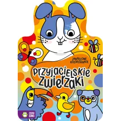 PRZYJACIELSKIE ZWIERZAKI. ZAKRĘCONE KOLOROWANIE - Zielona Sowa