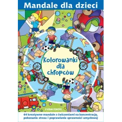 KOLOROWANKI DLA CHŁOPCÓW. MANDALE DLA DZIECI - Siedmioróg