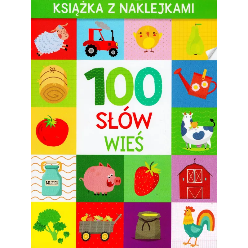 WIEŚ. 100 SŁÓW. KSIĄŻKA Z NAKLEJKAMI