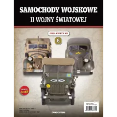 Jeep Willys Mb Model 1:43 + Gazeta Samochody Wojskowe Ii Wojny Światowej Numer 6