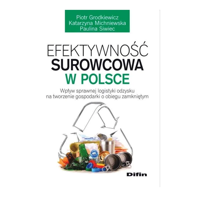 EFEKTYWNOŚĆ SUROWCOWA W POLSCE. WPŁYW SPRAWNEJ LOGISTYKI ODZYSKU NA TWORZENIE GOSPODARKI O OBIEGU ZAMKNIĘTYM - Difin