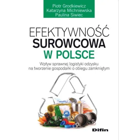 EFEKTYWNOŚĆ SUROWCOWA W POLSCE. WPŁYW SPRAWNEJ LOGISTYKI ODZYSKU NA TWORZENIE GOSPODARKI O OBIEGU ZAMKNIĘTYM - Difin