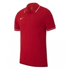 KOSZULKA POLO DZIECIĘCA NIKE POLO TEAM CLUB 19 SS CZERWONA ROZMIAR 147-158 - Nike