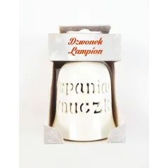 LAMPION CERAMICZNY DZWONEK LED WSPANIAŁA WNUCZKA - MCD