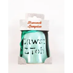 LAMPION CERAMICZNY DZWONEK LED ZAWSZE Z TOBĄ - MCD
