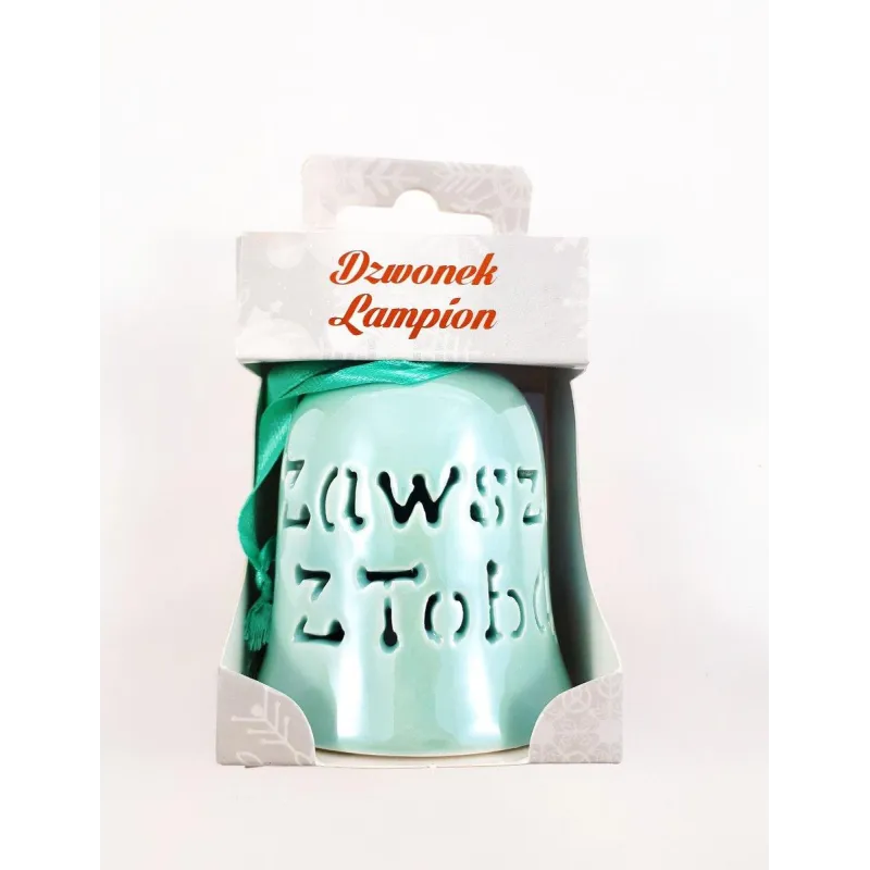 LAMPION CERAMICZNY DZWONEK LED ZAWSZE Z TOBĄ - MCD