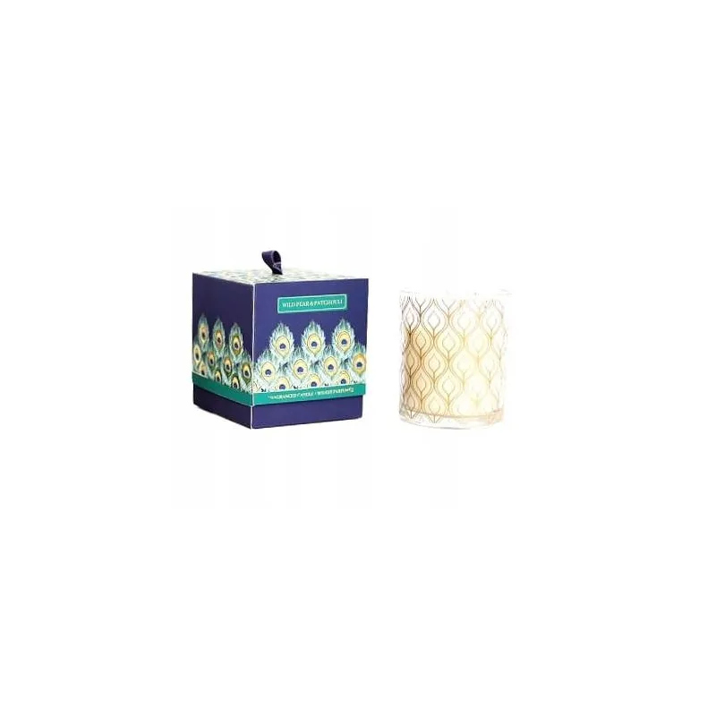 ŚWIECA ZAPACHOWA W SZKLE WILD PEAR & PATCHOULI 338G - Panon
