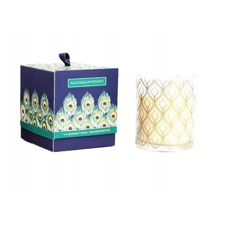 ŚWIECA ZAPACHOWA W SZKLE WILD PEAR & PATCHOULI 338G - Panon
