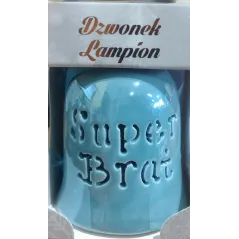 LAMPION CERAMICZNY DZWONEK LED SUPER BRAT - MCD