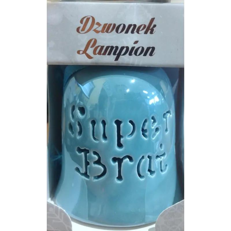 LAMPION CERAMICZNY DZWONEK LED SUPER BRAT - MCD