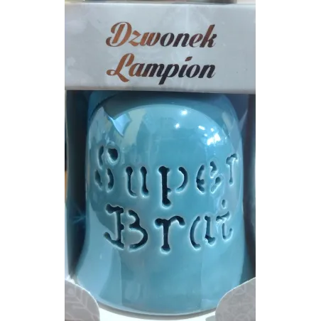 LAMPION CERAMICZNY DZWONEK LED SUPER BRAT - MCD