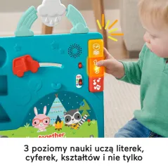 EDUKACYJNA GIGAKSIĄŻKA UCZ SIĘ I ŚMIEJ FISHER-PRICE 6-36M - Mattel