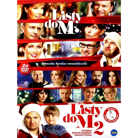 LISTY DO M. + LISTY DO M. 2 DVD PL PAKIET + TORBA