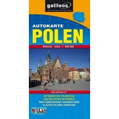AUTOKARTE POLEN 1 : 650 000