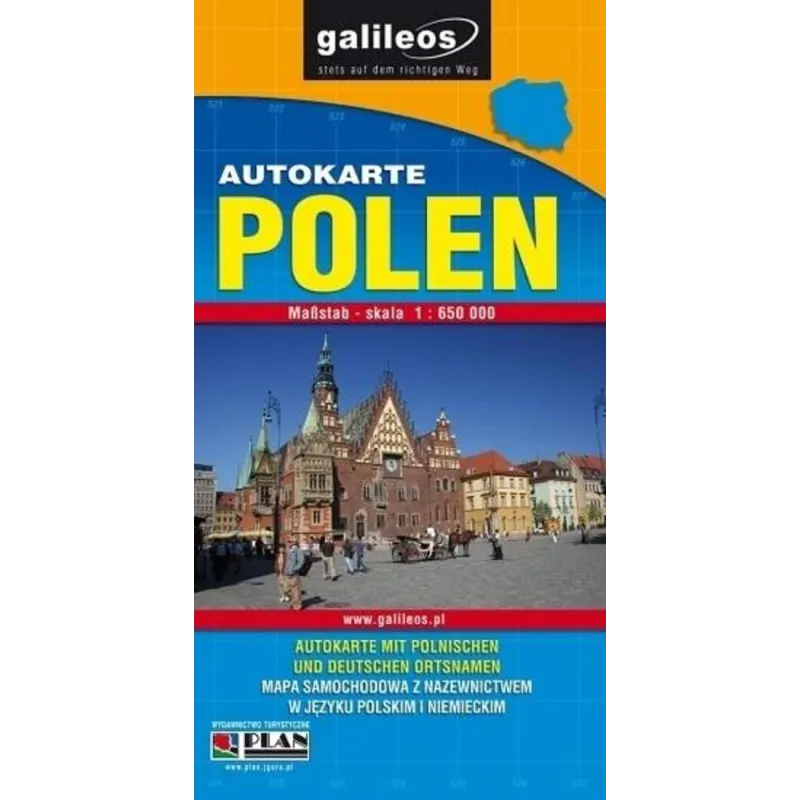 AUTOKARTE POLEN 1 : 650 000