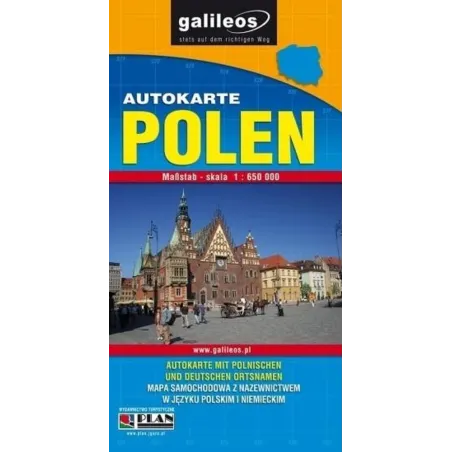 AUTOKARTE POLEN 1 : 650 000
