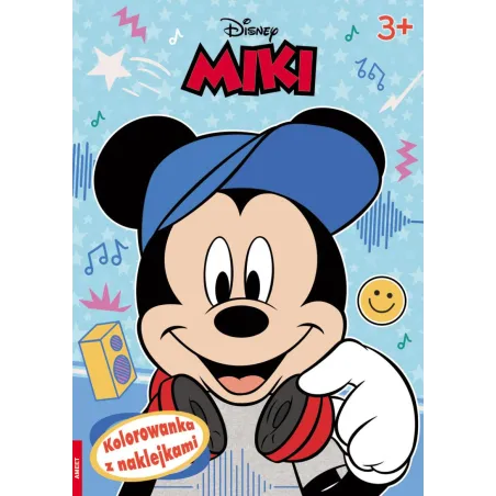 Disney Miki. Kolorowanka Z Naklejkami 3+ Disney Miki. Kolorowanka Z Naklejkami 3+