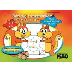 BAW SIĘ Z WIEWIÓRKAMI RYSOWANIE PO ŚLADZIE 3-4 LATKI AGNIESZKA PASZKIEWICZ