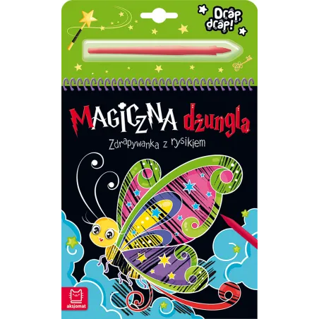 Magiczna Dżungla Zdrapywanka Z Rysikiem Magiczna Dżungla Zdrapywanka Z Rysikiem