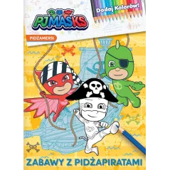 ZABAWY Z PIDŻAPIRATAMI. DODAJ KOLORÓW! PJ MASKS