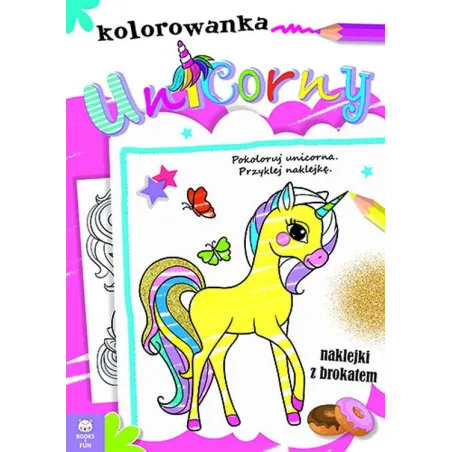 Unicorny Kolorowanka Z Brokatem Unicorny Kolorowanka Z Brokatem