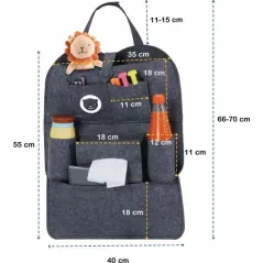 ORGANIZER NA FOTEL SAMOCHODOWY LIONELO 40 x 55CM - BrandLine Group